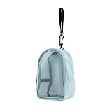 ナカバヤシ シースルーミニリュック ぬいぐるみ 痛バッグ 推し活グッズ ライトブルー Z1209