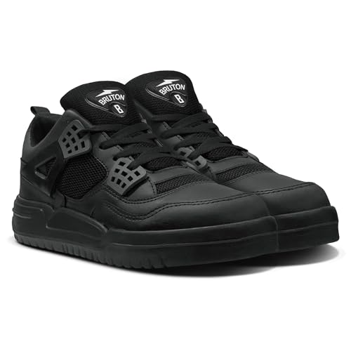 Image of BRUTON 362-BlazeX Premium Sneakers Casual Shoes Walking Shoes for Men-Black