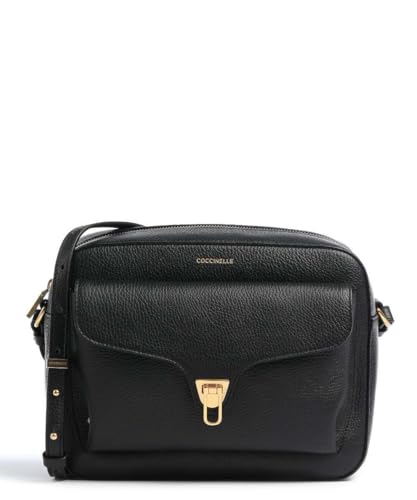 Coccinelle Borsa a Tracolla Beat Soft Medium Borsa Tracolla 26x20x9 cm, Nero