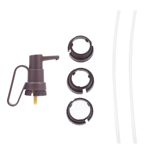 TOYANDONA Pompe à Bouteille Multifonction en Résine Pp et Pe Tête Presse Compacte pour Distributeur de Sauce et Condiments Cuisine