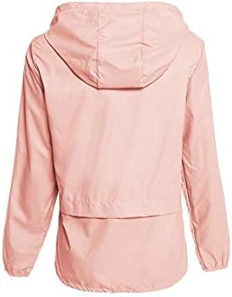 Avoogue Raincoat Women Lightweight Waterproof Rain Jackets Packable Outdoor Hooded Windbreaker