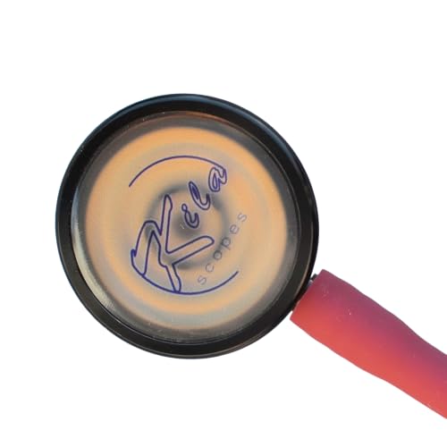 Image of Cardiology Grade Single Head Steel Stethoscope 31Burgundy | High-sensitivity Single Head, Tuneable, Anti Noise, Acoustic Diaphragm, Stainless Steel Performance, Value