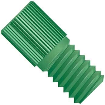 Idex Super flanschlose Mutter, Mikrokopflos, grüner PEEK, 1/16 Zoll OD Tubing, 6-40 flacher Boden; 10 Stück