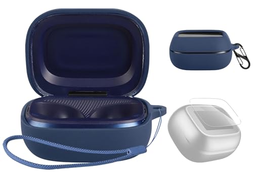 �yJIAYJP�z �P�[�Xfor �Ή� JBL LIVE BUDS 4 �p �P�[�X �J�o�[�y�� ���^ ����~�� ���[�J�o�[ �S�ʕی� �[�d�֗� JBL LIVE BUDS 4 �ی�P�[�X�i�o�[ �u���[�j