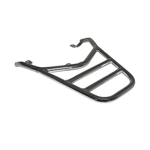Porte-bagage arrière Peugeot Kisbee 50 en acier chromé rigide