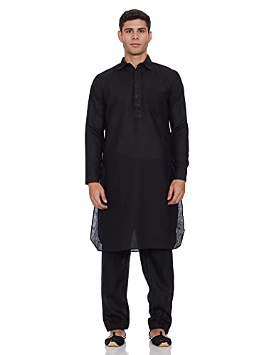 Image of Exotic India Men's Cotton Kurta Pyjama