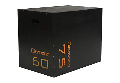 Diamond Professional Plyo Nera, Plyometric Box Unisex Adulto, Nero, Taglia Unica