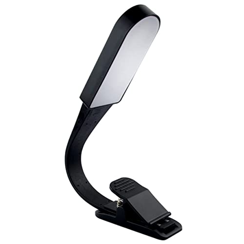 DIYEAH Adjustable Bedside Clip-on Reading Light Led Rechargeable Book and Girls Study Lamp Perfect for Reading