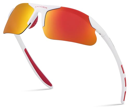 Image of Kids Youth Polarized Sports Sunglasses for Boys Girls Baseball Softball Glasses TR90 Frame