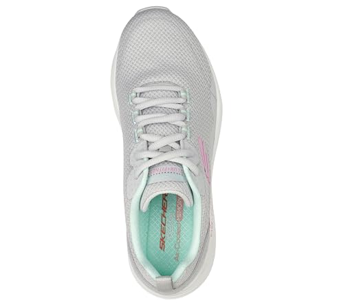 Skechers Skechers Women's Flat Sneakers, Grey, 10.5 AU