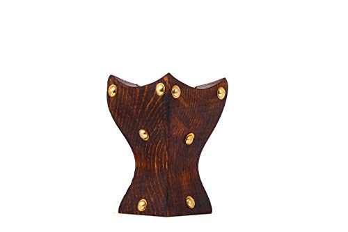 Image of Candle Light Wooden Candle Stand /Holder Set of 3, Brown, Wall Mount, Festival Occasion