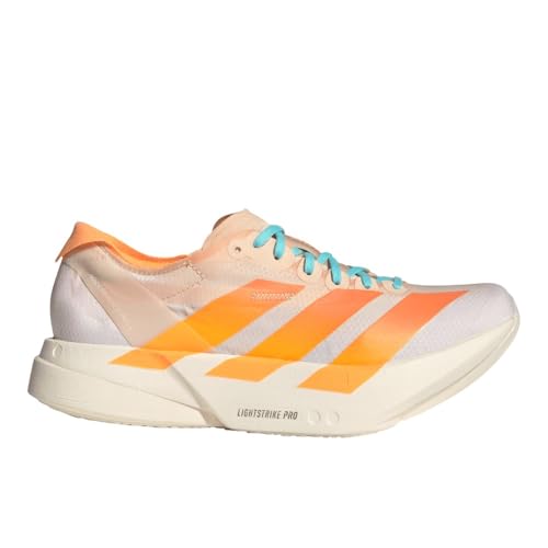 Image of Adidas Women's Adizero Adios PRO 4 W Crystal sandFlash Orange /Flash Aqua 8.5 US