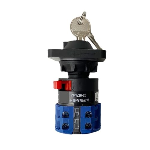 Interruptor universal LW26-20/2 con llave para evitar arranques accidentales 3