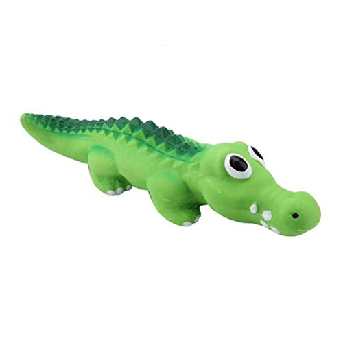Yusat Pet Toy Dog Toys,Pet Chew Crocodile Toy,Resistant Latex Sounding Toy Dog Training Toy for Puppies, Assorted Color, 22cm - Image 4