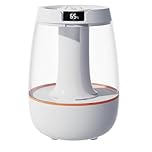 Valtreecho 3L Humidifier for Bedroom, Ultra-Quiet Cool Mist Humidifier 20dB with Night Light Humidifiers, Waterless Auto Shut-Off, and Large Tank for Home, Nursery, Office