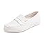 White Vegan Grain Leather