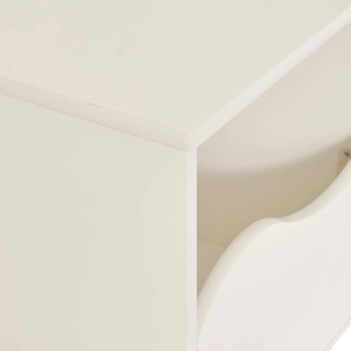 Paris Prix Atmosphera for Kids - Table de Chevet Enfant Douceur 40cm Blanc