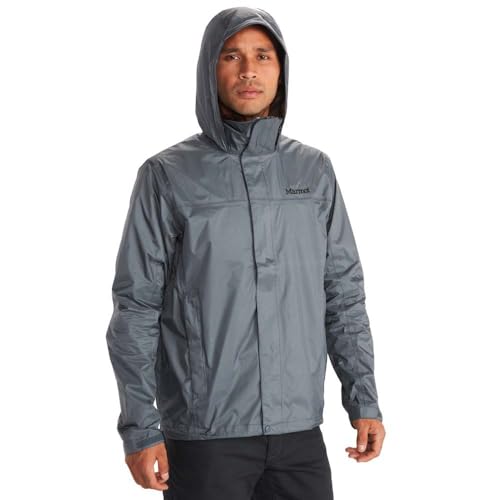 Image of MARMOT Men's Precip Eco Waterproof Rain Jacket - 100% Recycled, Breathable, Lightweight, Packable Raincoat