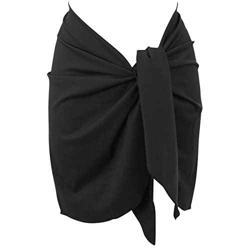 Paréo court texturé Allure jupe de plage ajustable femme