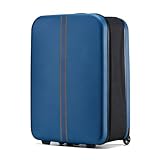LINRIYOU 2-Ruedas Maleta De Cabina Plegable Ultrafina with Ruedas Mango TelescóPico, Maletas De Viaje Cabina, Viaje Cabina Aplicable A MúLtiples AerolíNeas(20 ',Blue)