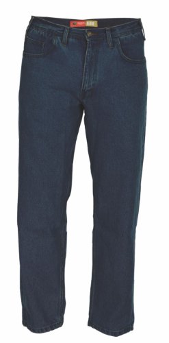 Berne Men's Big and Tall Big & Tall Original Carpenter Jean, Stone Washed Denim Dark, 44x32