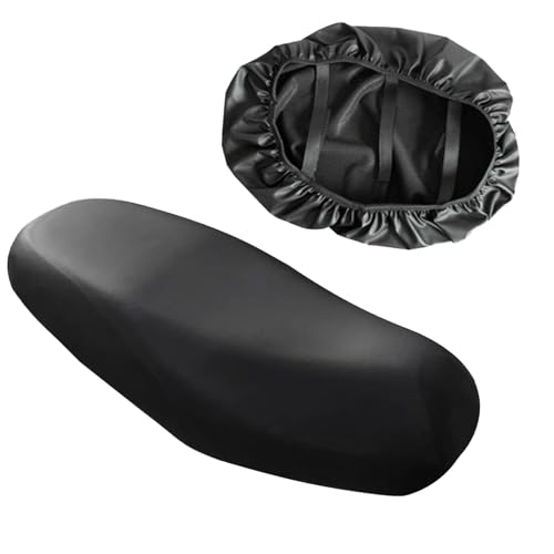 Dryxog Housse Selle Moto Résistant au Gel, Selle Résistant à l'abrasion, Scooter Seat Facile à Installer Housse de Universelle Convenant à La Plupart des...