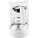 Krups KM468210 - Cafetera de goteo, 850 W, 1 L, acero inoxidable/vidrio, blanco