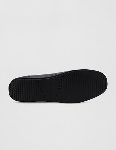 Image of Louis Philippe Men Premium Leather Breathable Lining Material Anti Slip Flat Heel Rubber Sole Formal Loafers