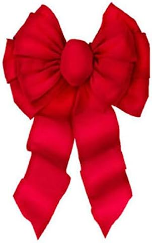 Pre-Made Red Velvet Bows [7372]