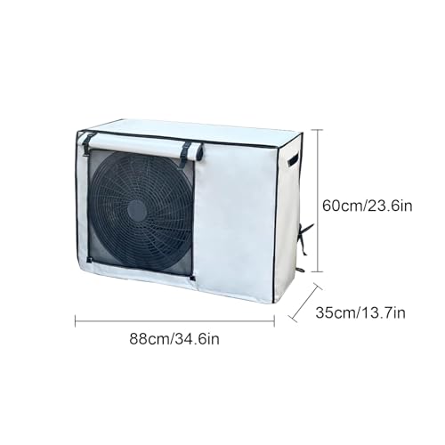 Housse pour climatiseur imperméable et anti-chaleur à boucle - 3
