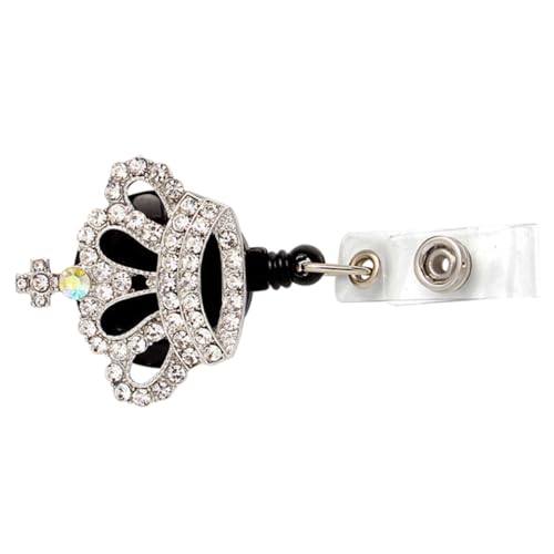 TIDTALEO 伸縮リール付きカードホルダー 安定製 おしゃれで軽量 オフィス 医療 教育用名札ケース 看護師 医師 教師対応