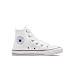 Converse Chuck Taylor All Star Canvas High Top Sneaker, Optical White, 2 M US Little Kid