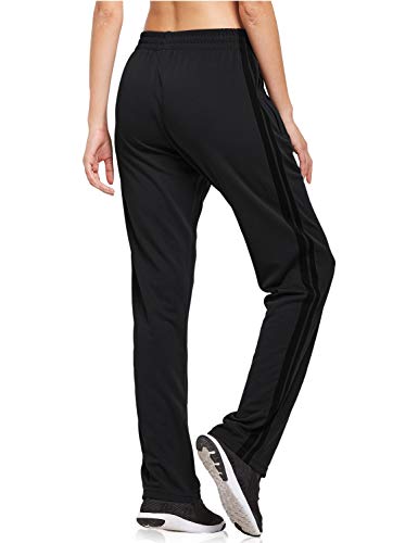 baleaf Women's Track Pants Athletic Jogging Sweatpants Zipper Pockets Warm-Up Sports Running Pants3