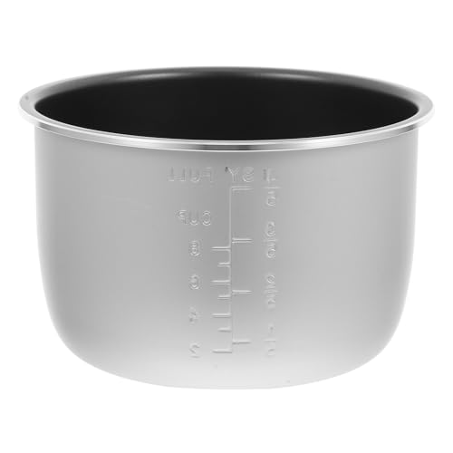 Veemoon Olla Interior Antiadherente para Olla de Presión Eléctrica 4l, Cubeta de Aleación de Aluminio Reforzada, Repuesto Compatible para Cocinar al Vapor, Guisar y Hacer Papilla en