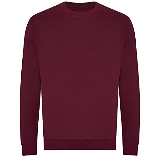 Image of AWDis Just Hoods JH230 Unisex Organic Sweatshirt - Burgundy - M