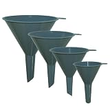 Plastic Funnels For Kitchen Use Set Of 4, Food Grade Kitchen Funnel For Filling Bottles Canning And Mason Jar, Different Sizes Of Funnels Meet Different Needs, Large Middle Small And Mini (Gray)