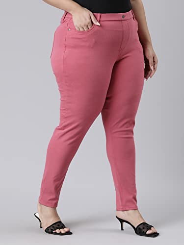 Image of GO COLORS Women Mid Rise Premium Straight Jeans