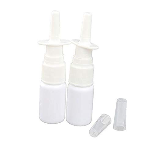 4 botellas pulverizadoras nasales de 30 ml, envase rellenable