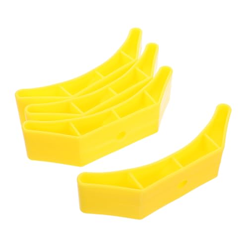 BCOATH 4pcs Hollow Rubber Dumbbell Rack Stand for Compact Weight Storage Durable Sports Gear Organizer for Home Gym Stable Support Impact Absorption Design