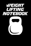 Weightlifting Notebook: 6x9 Fitness Journal with One Rep Bench Press Chart and Blank Lined Paper