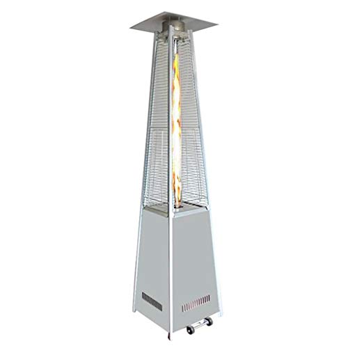 Termopatio Stufa A Gas Piramide Fungo Niklas – Fuoco Vivo 13 KW Per Esterno, Riscalda 25 Mq - copertina