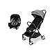 Nania Poussette compacte ORLA avec Pliage Automatique - dès la naissance jusqu'à 15kg (Gris 2 en 1)…