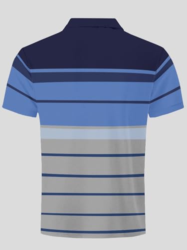 Image of Noble Monk Men's Regular Fit Polo T Shirt |Half Sleeves |Collar Tshirts T Shirt | Casual Tshirt