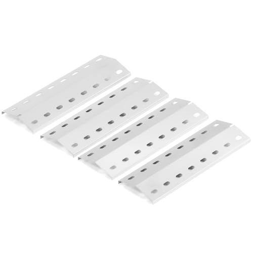 FIRXZYMZ 41x14cm Edelstahl Brennerabdeckung Heizplatte Ersatzteile für Enders Chicago 3, Enders Boston Pro 3K, Enders Boston 6 Kr Turbo, Tepro 3561, Barbecook Brahma 4.0, Hitzeschild Zubehör