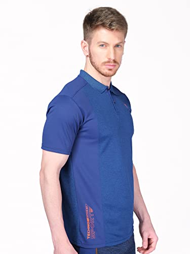 Image of TECHNOSPORT Men's Slim Fit Active T-Shirt - (MTP537 P) Pack of 1