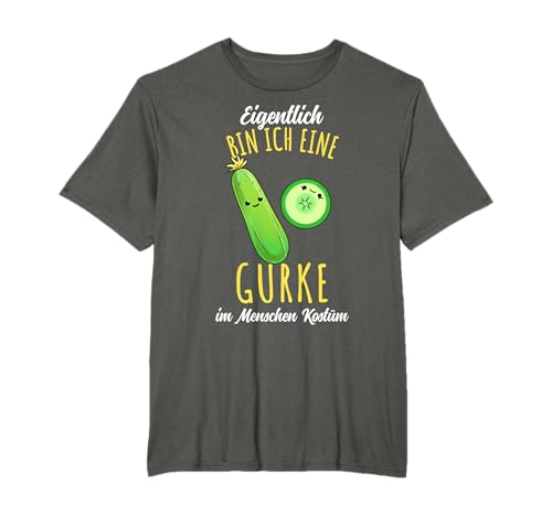 Kawaii Eigentlich bin ich eine Gurke Kostüm T-Shirt