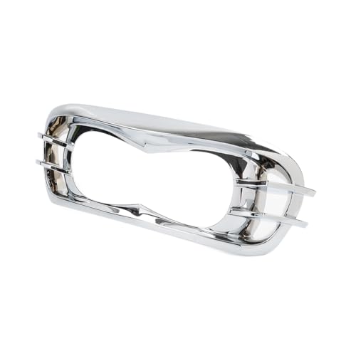 Cnfang4 1set Headlight Motorcycle Visor Style Trim Bezel ABS Chrome Motorbike for Harley-Davidson Road Glide CVO/SE FLTRXSE FLTRX Limited FLTRK Special FLTRXS ST FLTRXST Ultra CVO/SE FLTRUSE FLTRU