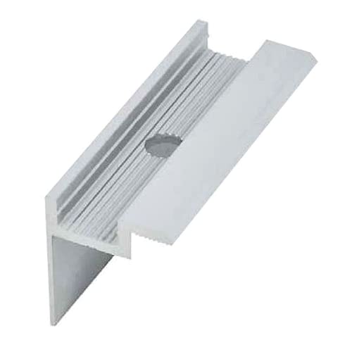 Kit struttura di montaggio sopra tegola per pannelli fotovoltaici con vite doppio filetto (7 pannelli)