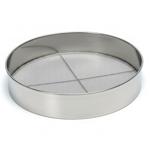 Image of DIVAYANSHI Heavy Duty Soil Sifter for Gardening & Compost | Durable Metal Mesh Screen for Soil, Sand, Gravel & Rock Filtering | Garden Tool for Home, Nursery & Landscaping Use