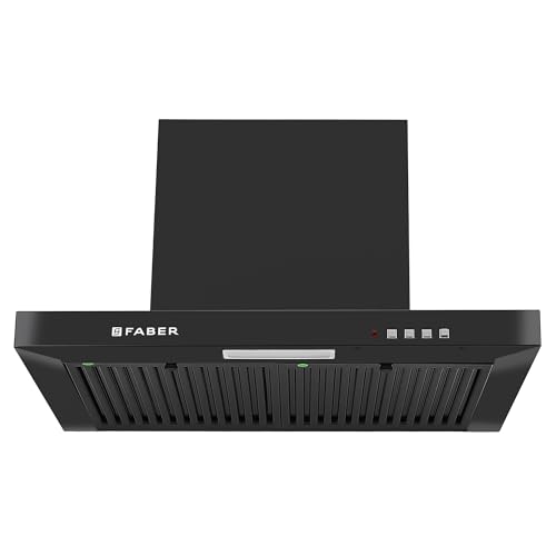 Faber 60 cm 1000 m³/hr T-Shape Kitchen Chimney | Baffle Filter | ...